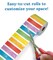 Carson Dellosa All Are Welcome 65Ft of Striped Rainbow Bulletin Board Borders, 1 Roll of Colorful Trim for Rolling Whiteboard, Cork and Posterboard, Party Decorations, and Classroom Decor